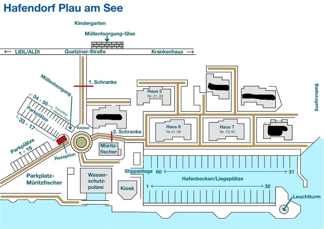 Hafendorf Haus 5_ Apartment 3 普劳西 外观 照片